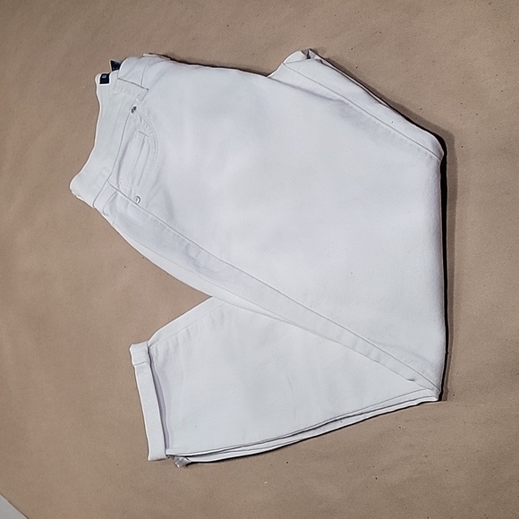 Blue Spice Size 5 Skinny Ankle Length White Jeans, Gently Used Condition - Picture 1 of 11